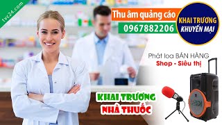 Thu âm khai trương khuyến mại Hệ thống Nhà thuốc Bảo Châu