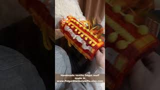 Handmade Textile Fidget Muff for Elderly | Perfect for Dementia & Alzheimer's Patient