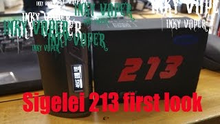 Sigelei 213 first look