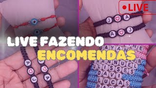 FIZ PULSEIRAS NO MACRAMÊ COM NOME E KIT CASAL COM INICIAIS VEM VER 😍