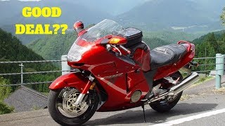 Breaking down a 2001 Honda CBR 1100 Blackbird