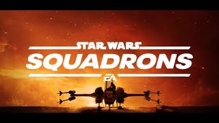 flying through the stars of outer space in intergalactic dog fights "Star Wars Squadrons"