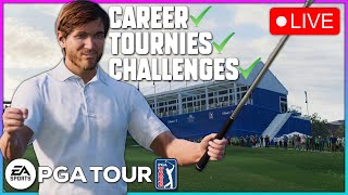 EA Sports PGA Tour  🔴 LIVE | Lets Grind Some Challenges, Career Round & Daily Tournaments