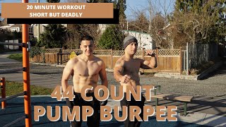 44 Count PUMP Burpee! (It Is Designed To Make You Hurt)