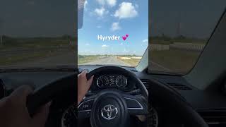 A ride with hyryder 💕 #grandvitara #hyryder #elevate #seltos #hybrid