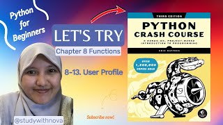 #48 Let's Code Python Crash Course | studywithnova