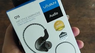 🛒👈 BELI DISINI | Earphone VIVAN Q15 Model Kabel Dan Stereo