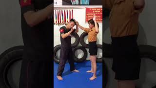 Tự Vệ Nữ Bị Nắm Tóc Tát #shorts #kungfu #vothuat