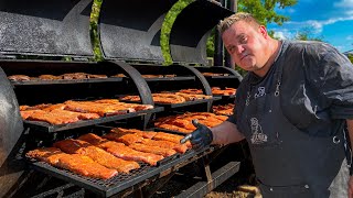 A Whole Bunch Of Incredible BBQ Ribs! 333 Grill Level In Nature