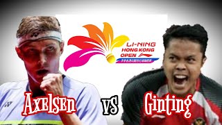 Viktor Axelsen vs Anthony Ginting | Semifinal Hong Kong Open 2024 Badminton