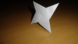 How To Make A Paper Ninja Star