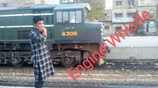 ZCU thunder sound || Awam Express at Drigh Road Railway Station Karachi