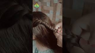 two side French Braid | french Hairstyle | Easy and simple Hairstyle | #shortvideo #viralshort