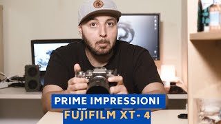 Fuji xt4 UNBOXING e prime impressioni | Giuseppe Morales