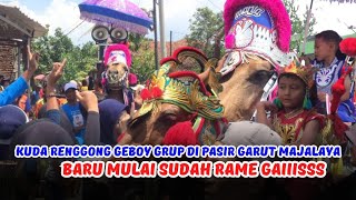 Kuda renggong geboy grup di pasir garut majalaya - baru mulai sudah rame