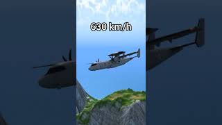 Turboprop Flight Simulator plane speed comparsion