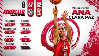 Ana Clara Paz - MVP vs CDEFF (Betclic Portugal 23-24) #monstergame