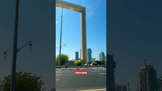 Nice 🤩 Dubai frame 🖼️ view ☺️#shorts #dubai #frame