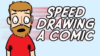 Speed Drawing A Comic!