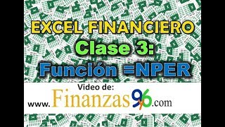 Cómo calcular el numero de cuotas - Función NPER - Clase 3 - Excel Financiero