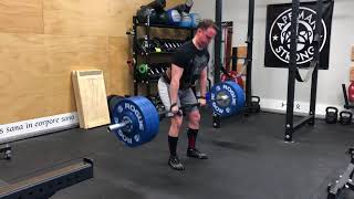 2/9/18 Deadlift 325x4@8 ws 3/3