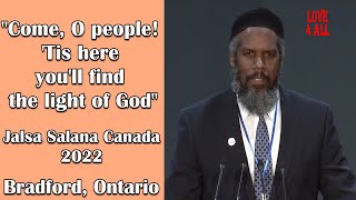 Jalsa Salana Canada 2022 DAY 2 | Azhar Haneef Sahib  Speech