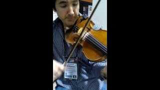 Brian Arrowood plays a fiddle tune at NAMM 2013