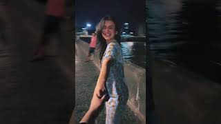 chashme wali ladki night suit me | Samandar ke kinare | Hot India Girl in nighty