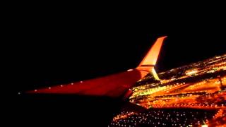 Alaska Airlines Boeing 737-990ER [N403AS] Night Pushback and take off from KLAS