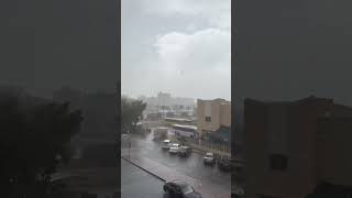 Rain in Dubai #shorts #yt #ytshorts #iphone14promax #viral #uae #dubai #rain #rainindubai