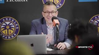 (Exclusive) Los Angeles Sparks Coach Curt Miller Post Game Interview L.A. Sparks, Curt Miller