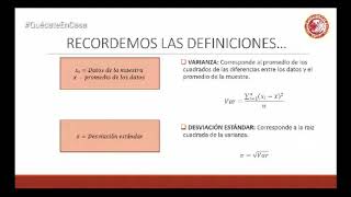 MEDIDAS DE DISPERSIÓN - MATEMÁTICAS IIIº MEDIO