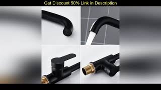 ⭐️ Modern Basin Faucets Black Sink Mixer Taps Bathroom Faucets Taps Single Lever Faucet Black Basin