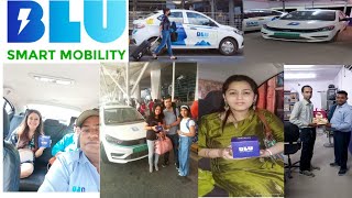 Celebrating Dipawali with Blu smart mobility in delhi NCR  #blusmart #tatamotors #blu smart