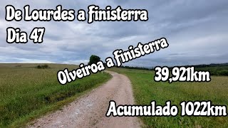 Caminho de Santiago - Etapa de Oliveiroa a Finisterra - Resumo diário