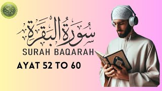 Surah Baqarah Ayat 52-60