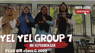 yel yel Pramuka Group 7 Class G 2022