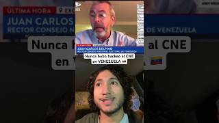 Habla para #caracolradio el Rector del #CNE Juan Delpino, Nunca hubo hackeo!!  #venezuela