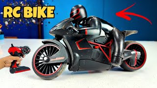 RC Super Fast Bike - Unboxing and Play - Peephole View Toys