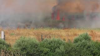 Incendio Diga del Basentello : ultimo atto