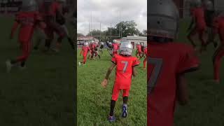 Look at Dylan Freestyle!! 😤 #davidonthedaily #youtubeshorts #ytshorts #yt #8ufootball #youthsports