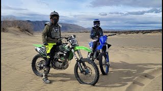 YZ125 At Beverly Dunes VS KX250F.