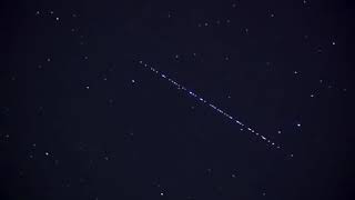 Passage of Starlink satellites