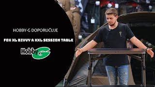 FOX Stolek XL BIVVY TABLE a XXL SESSION TABLE - David Růžička - Hobby-G Doporučuje