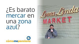 ¿Es caro mercar en una zona azul?