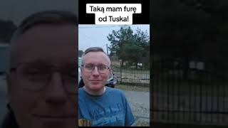 Wyborca tuska z przekazem