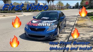 First Youtube Video! New Bumper Unboxed and Installed!!