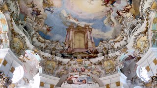 Die Wieskirche - aus der Vogelperspektive und von innen (in 4K)