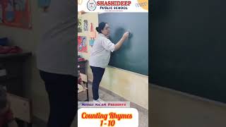 How to learn Counting by rhymes| easy way to learn Counting #krishna_arora #sps #rhymes