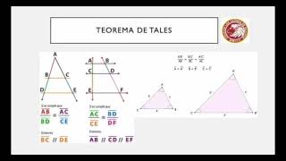 TEOREMAS FUNDAMENTALES DE LA GEOMETRÍA - MATEMÁTICAS IIIº MEDIO